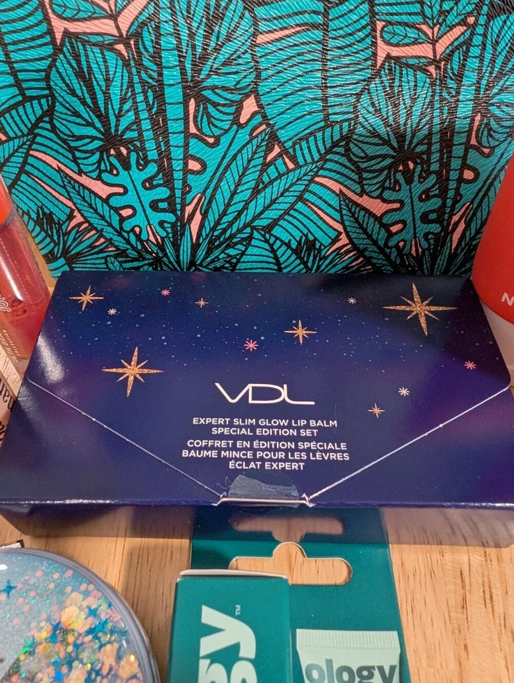 ipsy Cosmetic Bag with Assorted Makeup Items